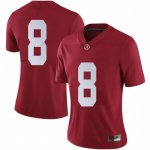 Women's Alabama Crimson Tide #8 Josh Jacobs Crimson Limited NCAA College Football Jersey 2403CCHU7